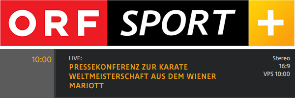 Pressekonferenz zur WM auf ORF SPORT+ am 11.10.