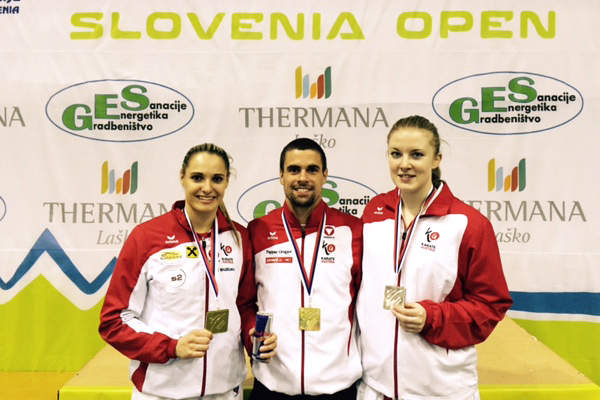 2x Gold und 1x Silber beim Thermana Slovenia Open 2017
