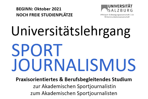 Universitätslehrgang Sportjournalismus 2021