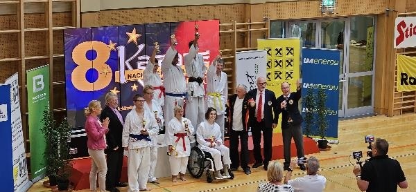 Teilnehmerrekord beim 8. Internationalen Nachwuchscup und Para Karatecup 2023 der Karate Union Walserfeld